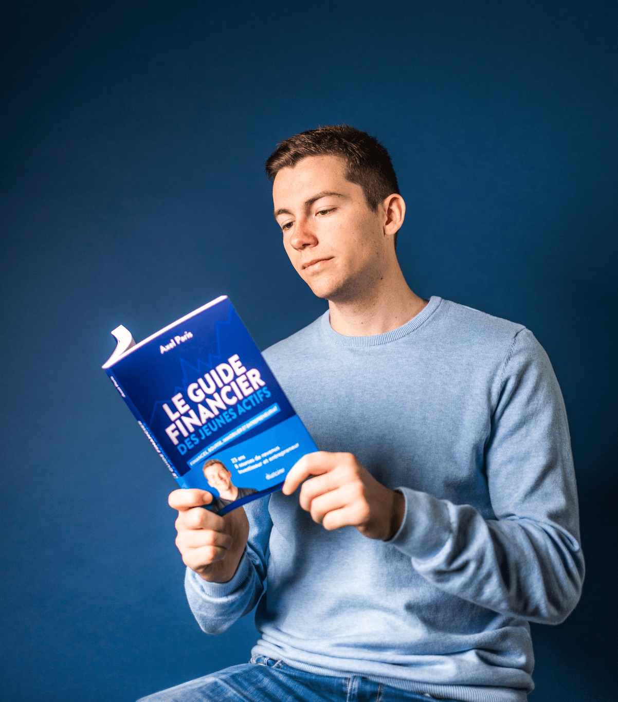 Axel Paris avec son livre
